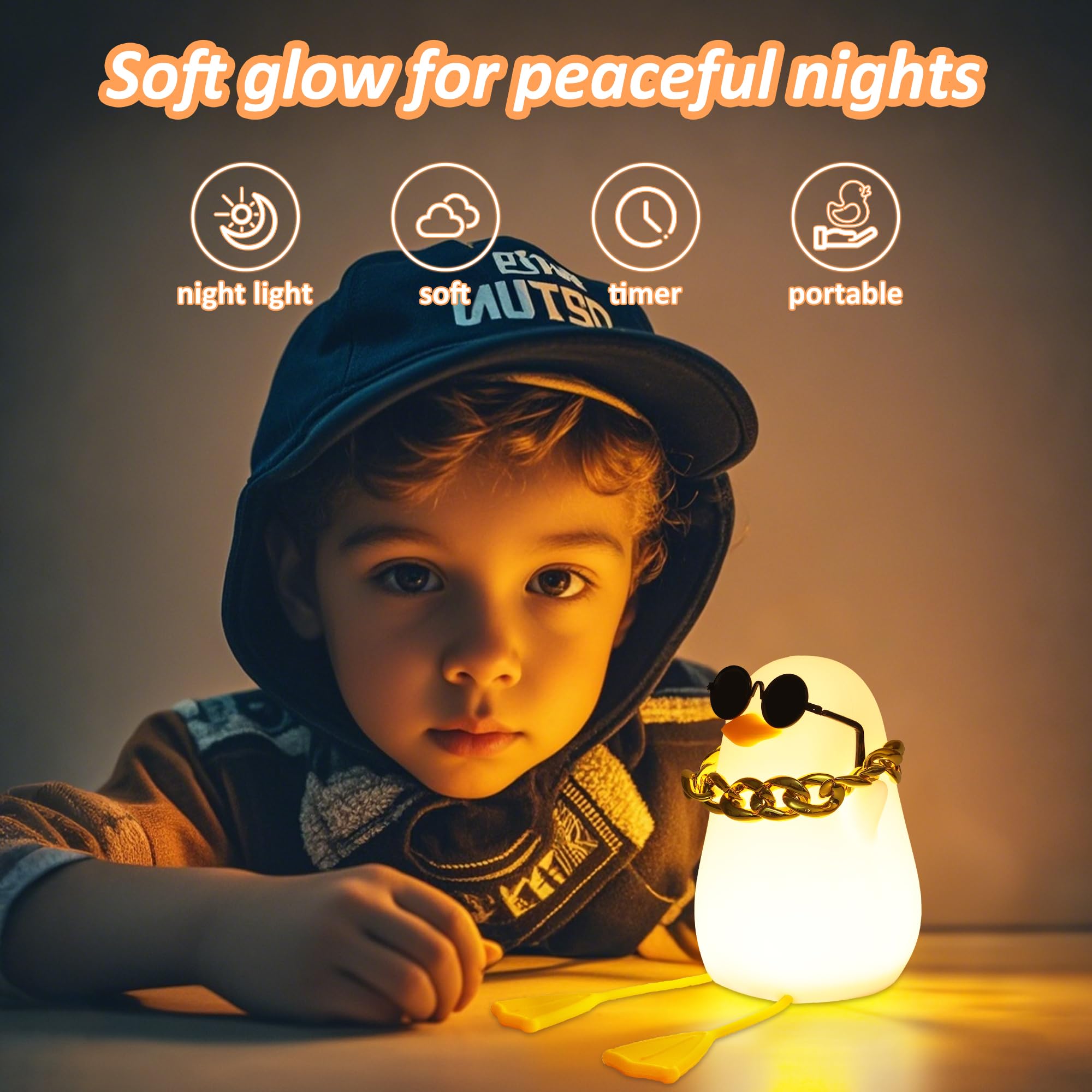 PEKHULT（ペクフルト）LEDナイトライト付きソフトトイ Amazon.co.jp : Anywin ダックナイトライト 子供用 かわいいベンソン